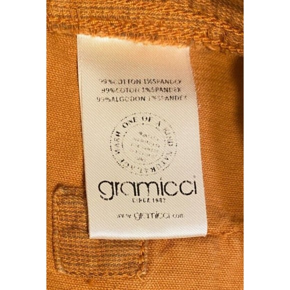 Gramicci Womens Corduroy Casual Skirt Front Back Pockets Brown Size 4 - Picture 8 of 9
